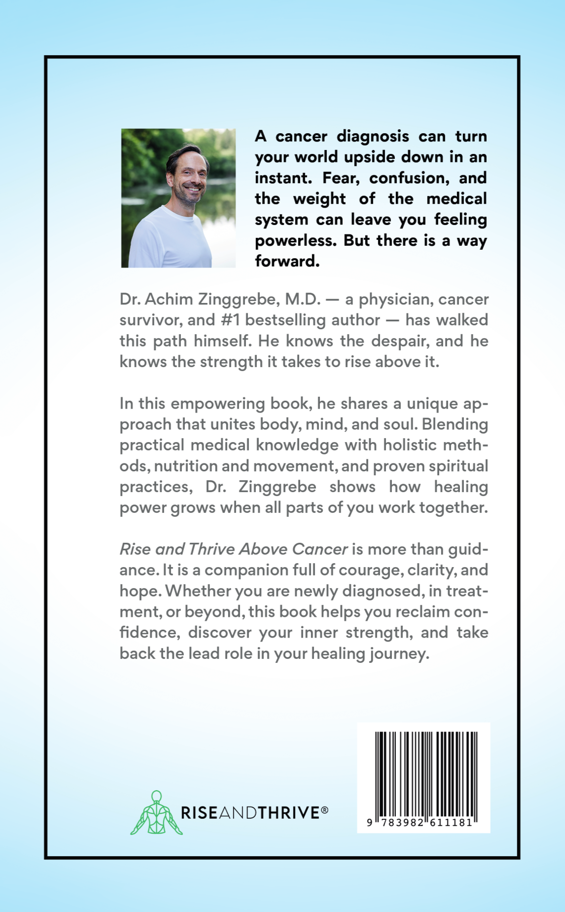 Rise & Thrive above Cancer Premium Print Hardcover