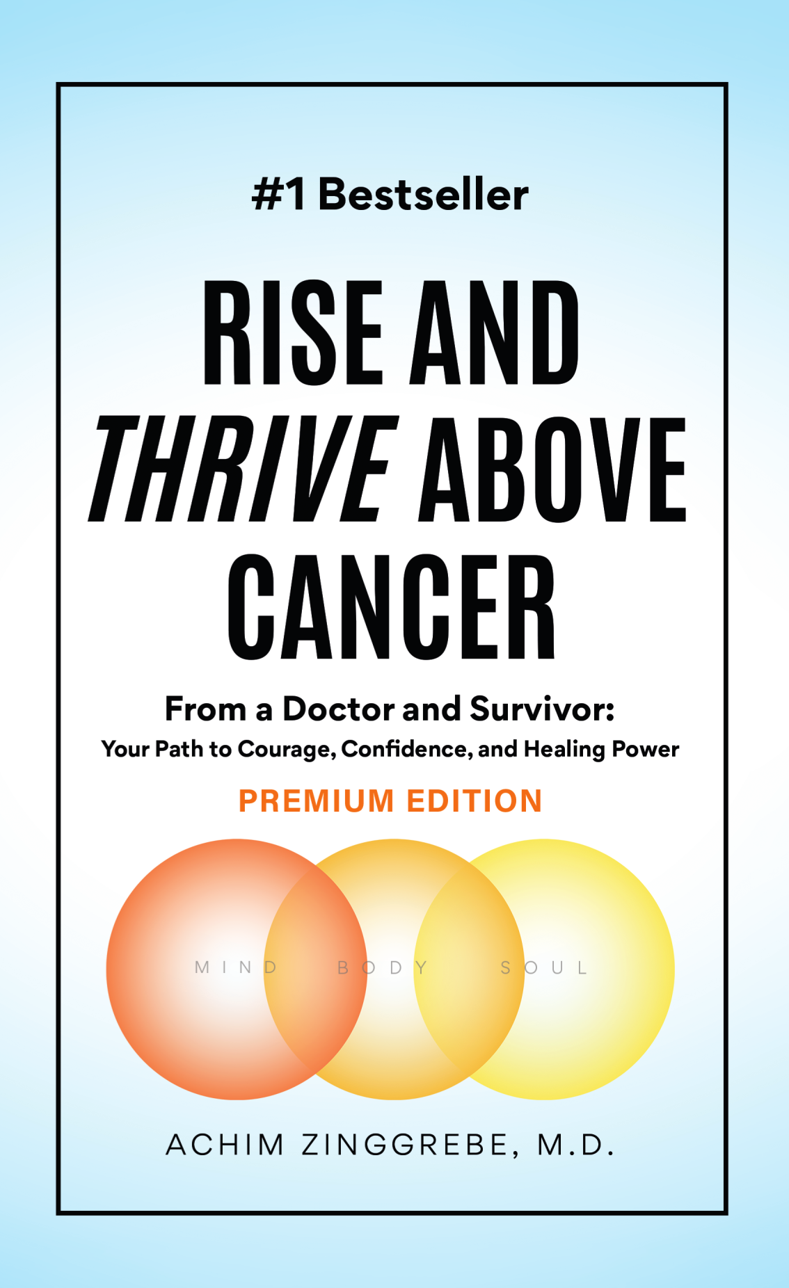 Rise & Thrive above Cancer Premium Print Hardcover